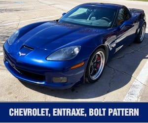 Bannière Entraxe Bolt Pattern Chevrolet
