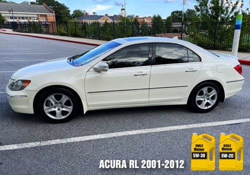 Acura RL blanc