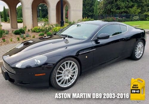 Aston Martin DB9 Huile 0W-40