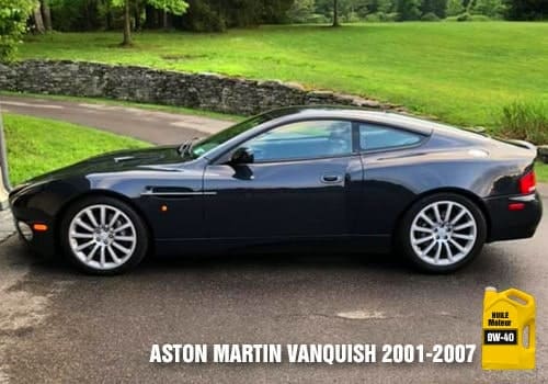 Aston Martin Vanquish huile 0w-40