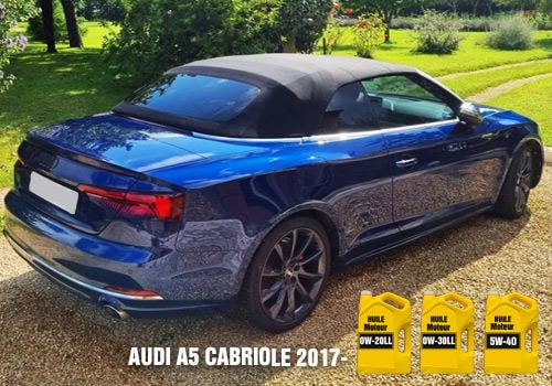 Véhicule Audi A5 Cabriolet huile 