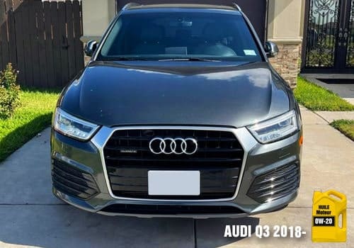 Les huiles pour Audi Q3 2018 et plus Automobile Audi Q3 huile 0w-20