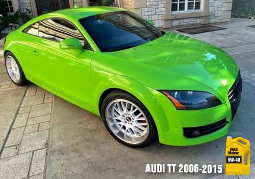 Automobile Audi TT huile 5w-40
