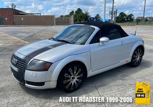 Les huiles moteurs Audi TT Roadster Automobile Audi TT Roadster huile 5w-40