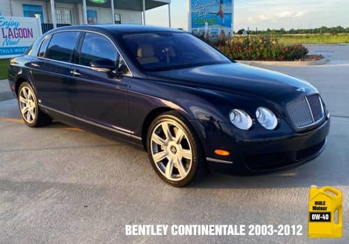 Bentley huile 0w-40 