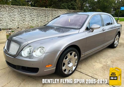 Huile pour Bentley Flyng Spur 2005 à 2013 Bentley Flying Spur grise 0w-40