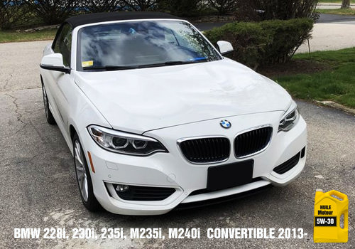 BMW série 2 convertible huile 5w-30