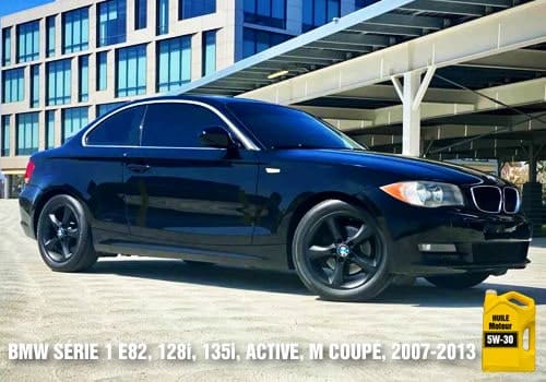 Automobile BMW Série 1 huile 5w-30