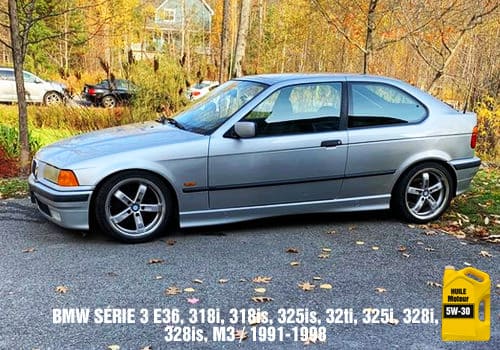 BMW SÉRIE 3 GRIS HUILE 5W-30