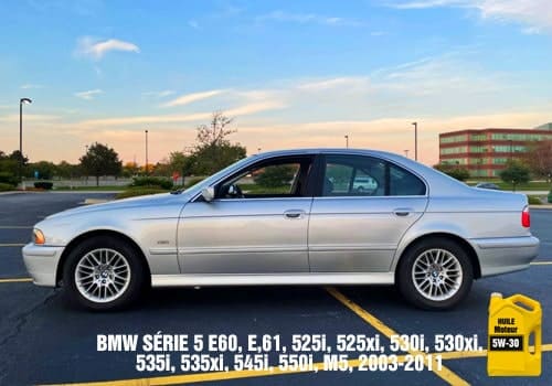 Véhicule BMW SÉRIE 5 HUILE 5W-30
