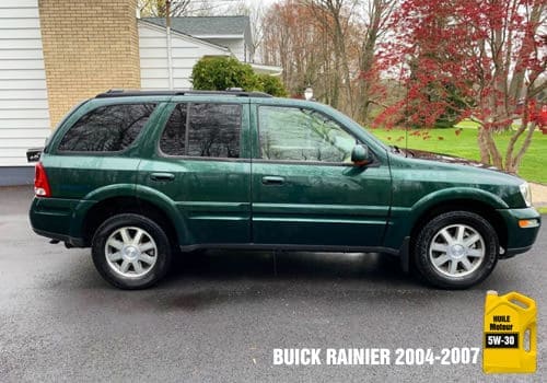 Buick Rainier Huile 5w-30