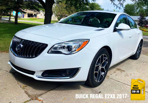 Buick Regal huile 5w-30