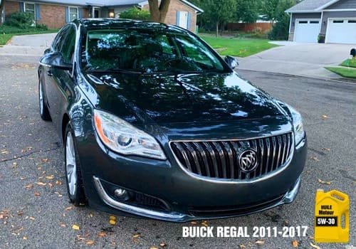 Buick Regal epsilon huile 5w-30