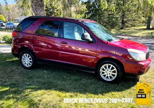 Buick Rendezvous huile 5w-30