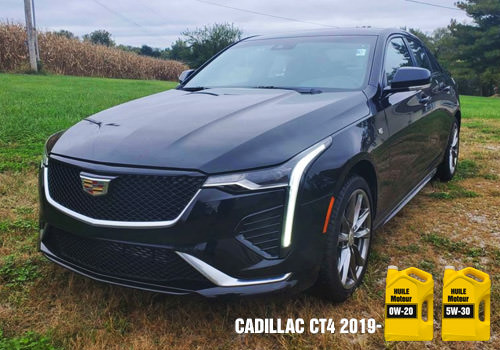 Cadillac CT4 Huile 0w-20 5w-30
