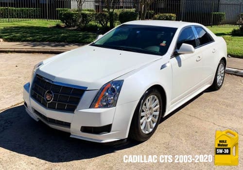 Cadillac CTS huile 5w-30