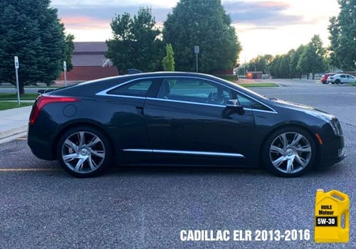Cadillac ELR huile 5w-30