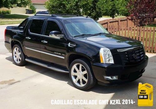 Véhicule Cadillac Escalade huile 5w-30