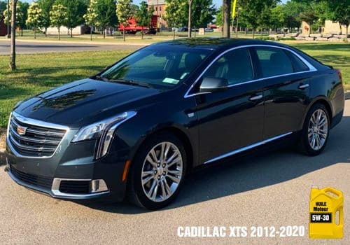 Cadillac XTS huile 5w-30