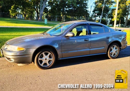 Chevrolet Alero huile 5W-30