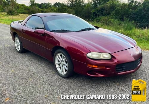 Chevrolet Camaro huile moteur 5w-30