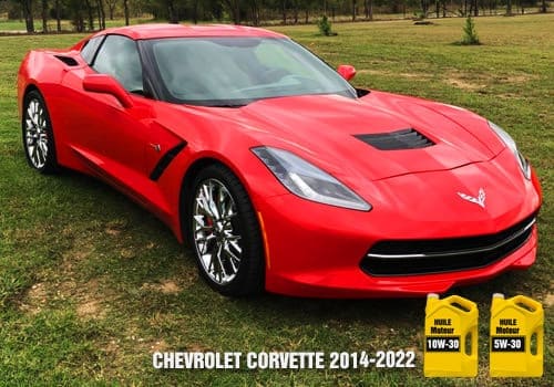 Chevrolet Corvette huile 10w-30 5w-30