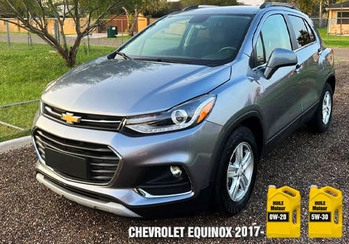 Chevrolet Equinox huile 0w-20 5w-30