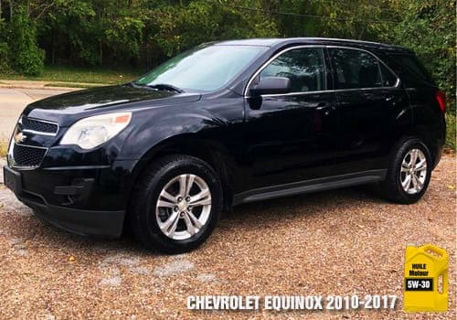 Automobile Chevrolet Equinox Huile 5W-30