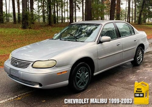 Chevrolet Malibu huile oil 5w-30