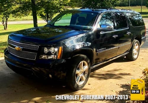 Chevrolet Suberban huile 5w-30