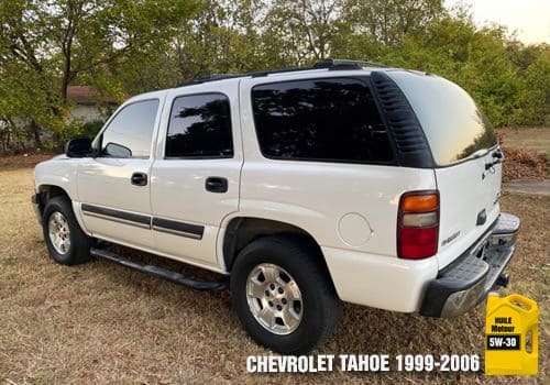 Automobile Chevrolet Tahoe huile 5w-30