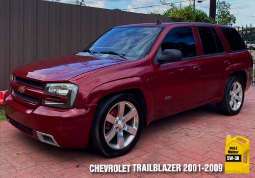 Chevrolet Trailblazer huile 5w-30