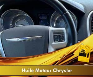 Bannière Huile à Moteur Chrysler