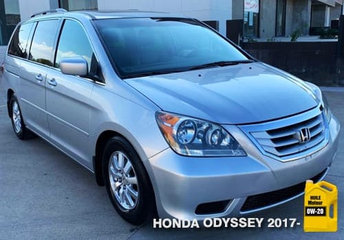 Honda Odyssey huile moteur 0w-20