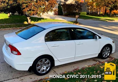 Image Honda Civic huile moteur 0w-20