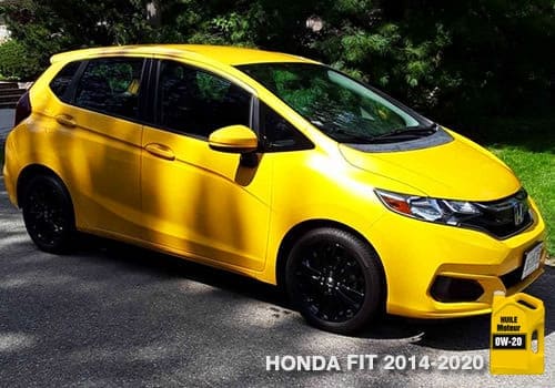 Honda Fit huile moteur 0w-20