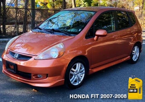Honda Fit huile moteur 5w-20