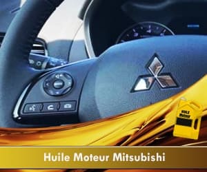 Bannière Huile à Moteur Mitsubishi