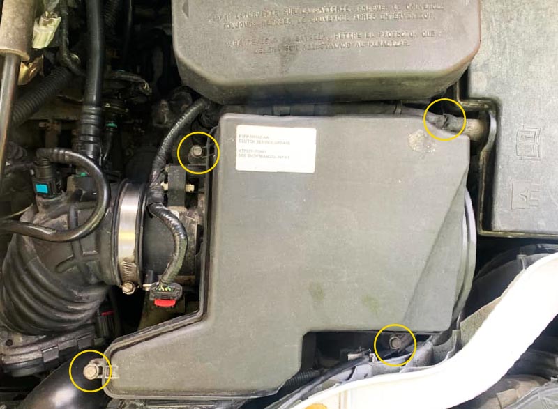 couvercle du filtre à air de Ford Focus